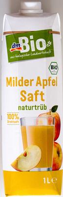 Milder Apfel Saft Naturtrb
