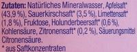 Apfel Kirsche Holunder Ingredients
