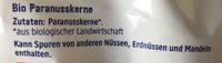 Dmbio Paranusskerne Ingredients