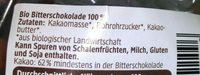 Schokohase Zartbitter Ingredients