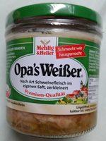 Opa's Weier Report Card