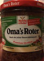 Mehlig & Heller Omas's Roter, 300 G Report Card