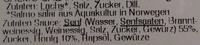 Gravad Lachs Ingredients