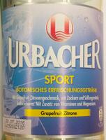 Urbacher Sport Grapefruit-Zitrone Report Card
