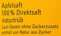 Apfelsaft Naturtrb Ingredients