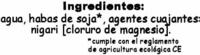 Tofu Ecolgico &quot;Taifun&quot; Nigari Ingredients