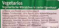 Eberswalder Vegetarische Wrstchen Ingredients