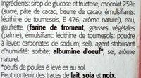 Topkuss Choco Ingredients