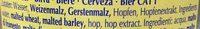Weissbier Hell Ingredients