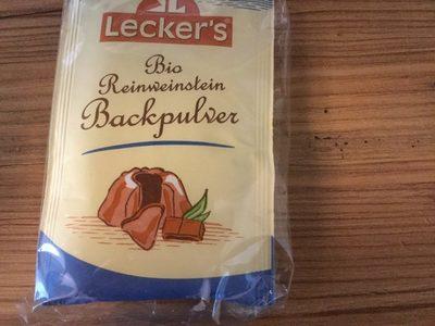 Backzutaten- Backpulver- Bio Reinweinstein