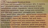 Glocken Gold Multivitamin Fruktdryck Ingredients