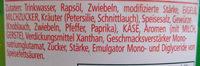 Kartoffeln Mal Anders Kruter-Knoblauch Ingredients