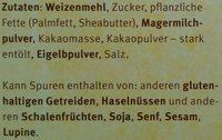 Oblaten Ingredients