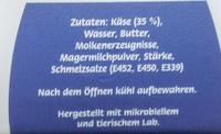 Sahne Rahmstufe Ingredients