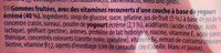 Lachgummi Frucht & Joghurt Ingredients