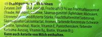 Lachgummi Sauer Ingredients
