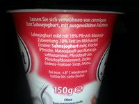 Sahne Joghurt Mild, Pfirsich Maracuja Ingredients