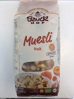 Muesli Con Frutas Sin Gluten Bio Report Card