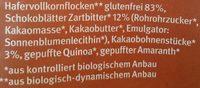 HotHafer Schoko Haferbrei Ingredients