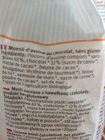 Glutenfreies Hafer Msli Ingredients