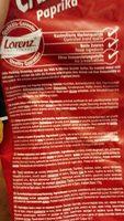 Crunchips Paprika Ingredients