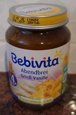 Abendbrei Grie-Vanille