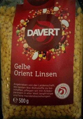 Gelbe Orient Linsen