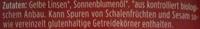 Gelbe Orient Linsen Ingredients