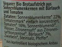 Brlauch Tomate Streich Ingredients