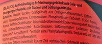 Cola-Mix Orangengeschmack Ingredients