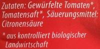 Tomaten Fein-stckig Ingredients