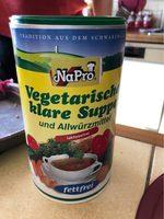 Asal Vegetarische Klare Suppe Report Card