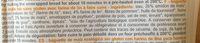 Baguette Rustique Bio Ingredients