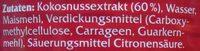 Kokosmilch Cremig Ingredients