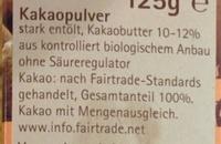 Kakao Stark Entlt Ingredients