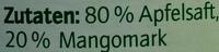 Apfel-Mango-Saft Ingredients