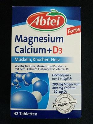 Magnesium + Calcium + D3