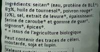 Vegetranches Ingredients