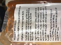 Veggy' Weenies Ingredients