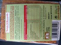 Dr. Karg Feinschmecker Knckebrot, BIO Tomate ... Nutrition Label