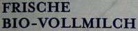 Frische Vollmilch Ingredients