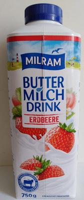 Buttermilch Drink Erdbeere