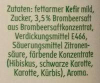 Kefir Aromatis Ingredients