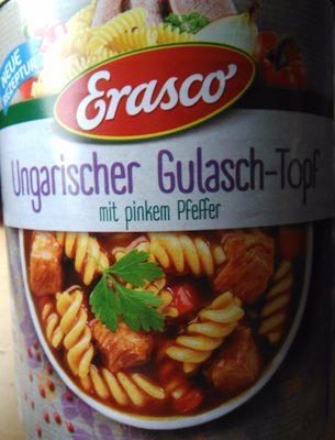 Ungarischer Gulasch-Topf Mit Pinkem Pfeffer