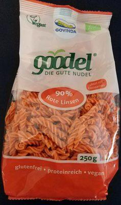 Govinda Bio Goodel Nudeln, Rote Linsen, 2 X