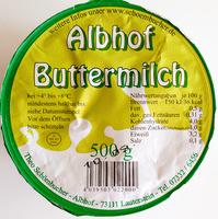 Albhof Buttermilch Report Card