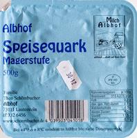 Speisequark Magerstufe Report Card