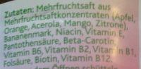 Hohes C Milder Multivitamin Ingredients