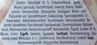 Brotaufstrich Fleischsalat Ingredients