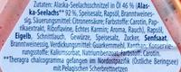 Alaska-Seelachs Brotaufstrich Ingredients